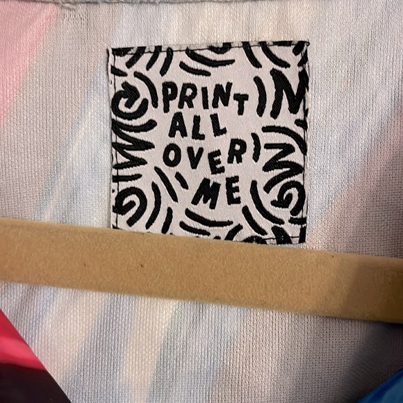 Print All Over Me Jacket Raincoat L - Picture 2 of 4